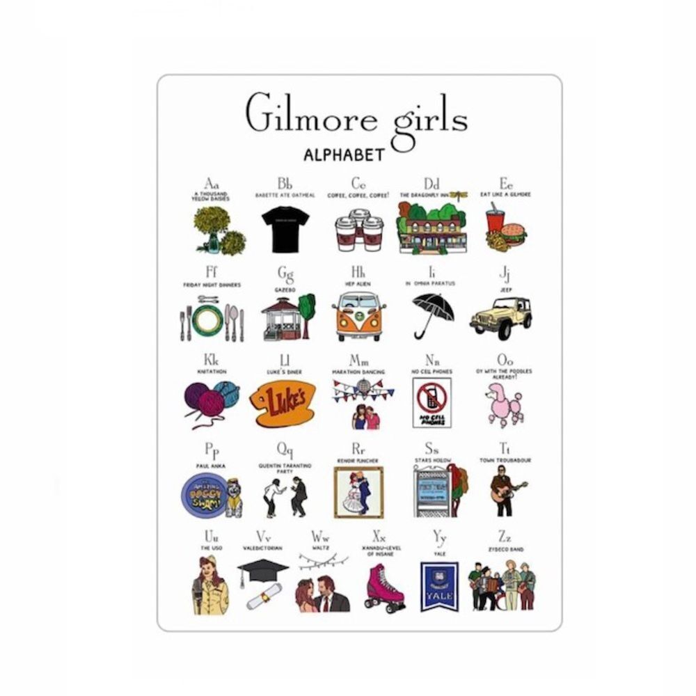 Gilmore Girls Alphabet Magnet